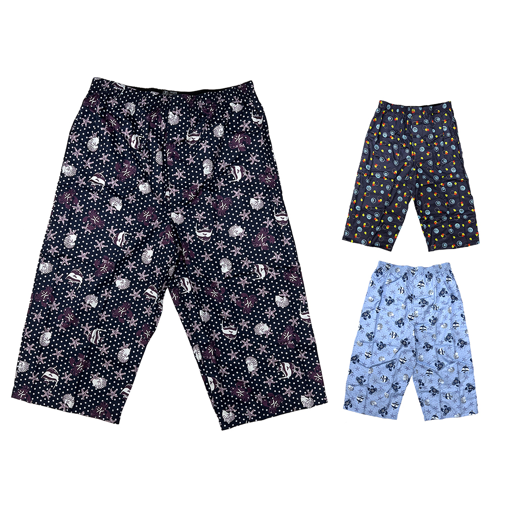 V.R.開釦七分褲示意圖