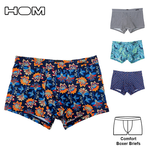 JP日本系列 時尚印花 Comfort Boxer Briefs 男四角褲示意圖