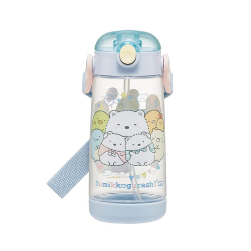 兒童吸管透明冷水壺480ml(角落生物與白熊故鄉)示意圖