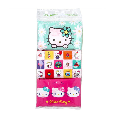 HAYASHI HelloKitty印花面紙(迷你型/8抽)6入1組示意圖