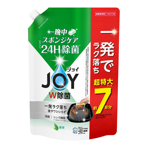 P&GJOY抑菌濃縮洗碗精補充包(綠茶香)930ml示意圖