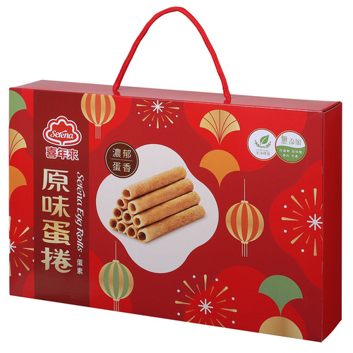原味蛋捲風采禮盒 384g</br>（4支×6包入）示意圖