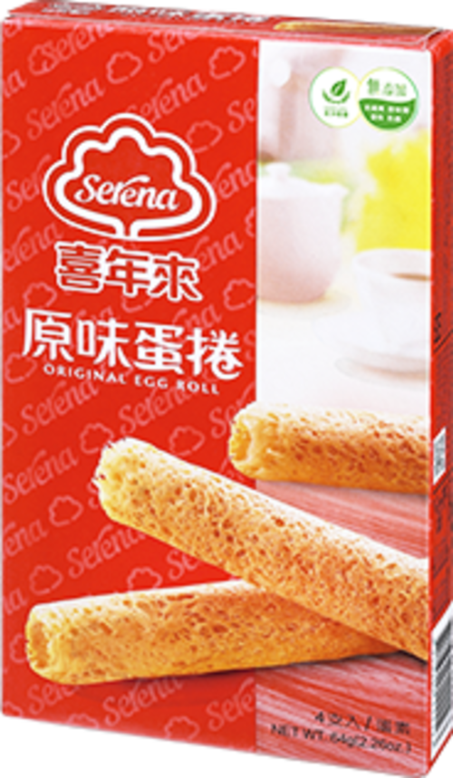 原味蛋捲隨手包 64g<br>（4支×1包入）示意圖