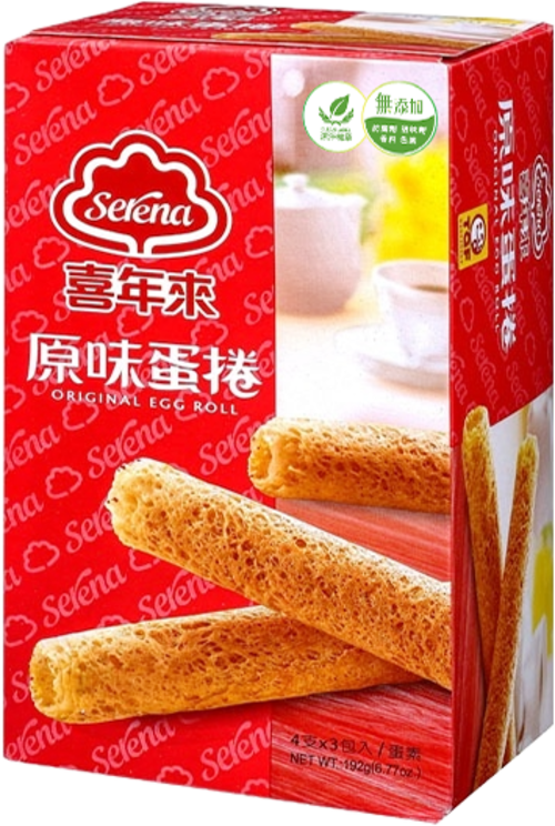 原味蛋捲經濟包 192g<br>（4支×3包入）示意圖