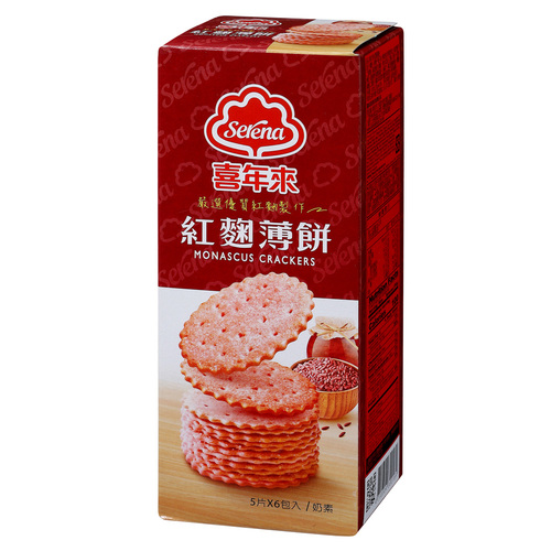 紅麴薄餅 120g<br/>（5片×6包入）示意圖