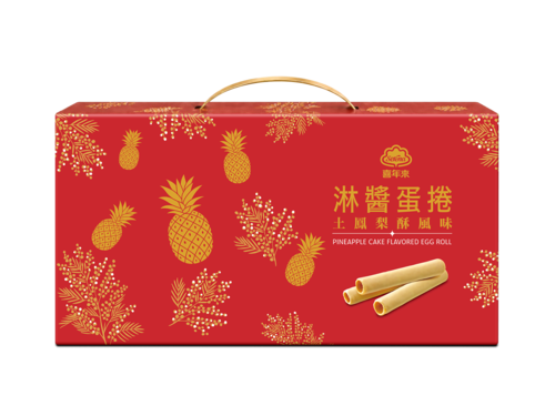 土鳳梨酥風味蛋捲禮盒</br>12支入示意圖