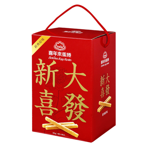 原味蛋捲大發禮盒</br>384g（4支×6包入）示意圖