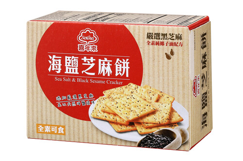 Sea Salt & Balck Sesame Cracker 72g示意圖