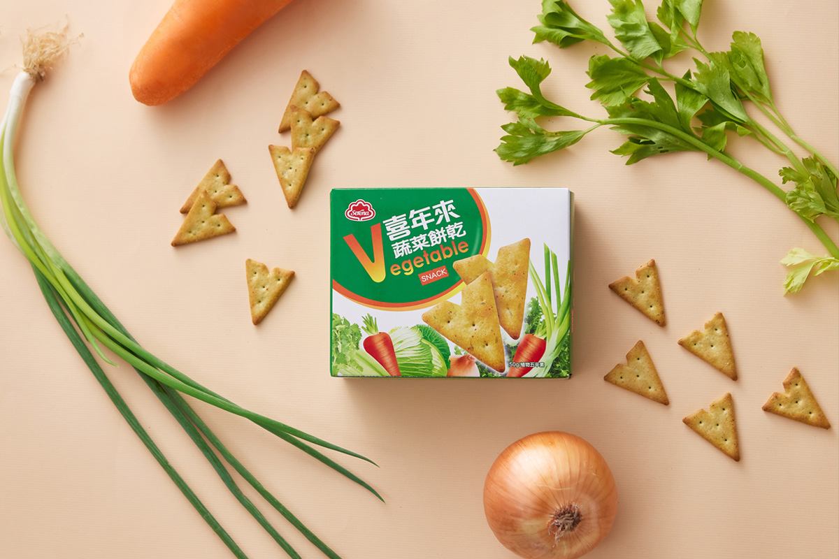 Vegetable Snack 50g | 喜年來股份有限公司-英,喜年來股份有限公司-英