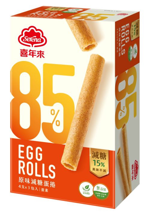 85％プレーン減糖エッグロール <br>（お得用パック） 192g示意圖