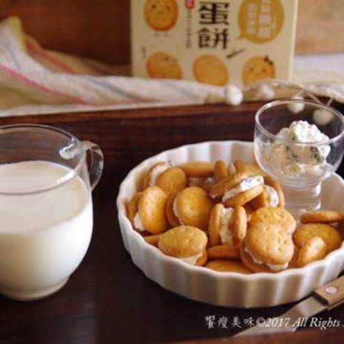 小蛋餅之下課後的點心：一口小漢堡示意圖