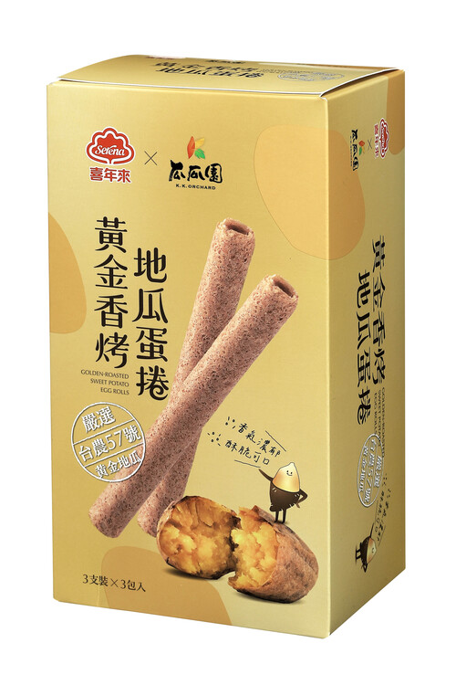 黄金香焼きさつまいもエッグロール <br>（お得用パック） 144g示意圖