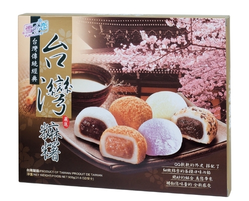 雪之戀/台灣綜合麻糬示意圖