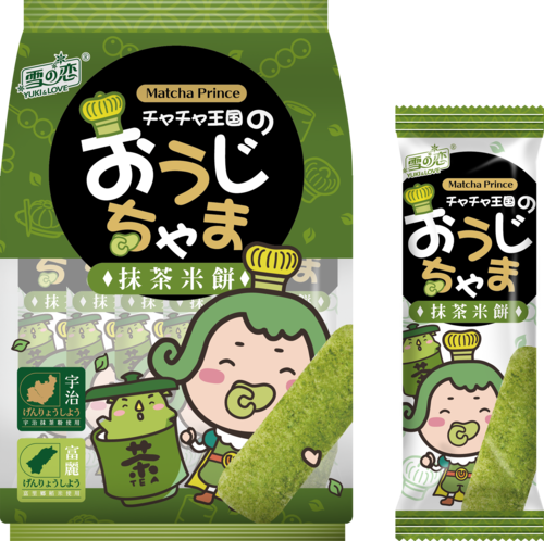 雪之戀/茶茶小王子/米餅/宇治抹茶示意圖