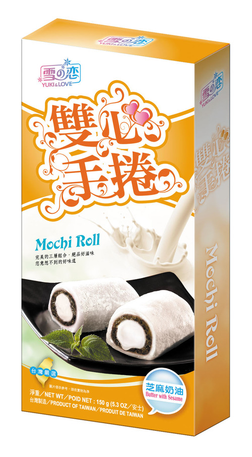 雙心手捲/芝麻示意圖