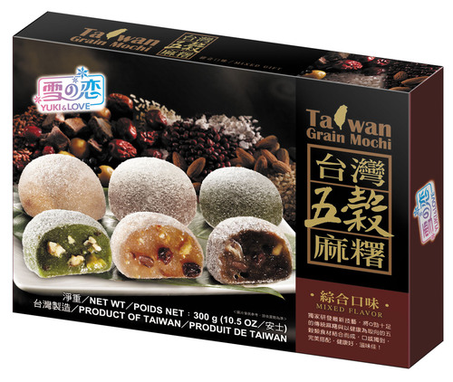 台灣五榖麻糬示意圖