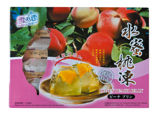 雪之戀/水蜜桃果凍示意圖