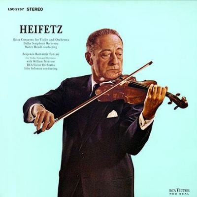 羅莎︰小提琴與管弦樂協奏曲 / 班哲明︰幻想浪漫曲  ( 雙層 SACD )<br>海飛茲 小提琴 / 韓德 指揮 達拉斯交響樂團 / 所羅門 指揮 RCA Victor 管弦樂團<br>Heifetz/Hendl: Romantic Fantasy<br>Walter Handl - Dallas Symphony Orchestra<br>Izler Solomon - RCA Victor Symphony Orchestra示意圖