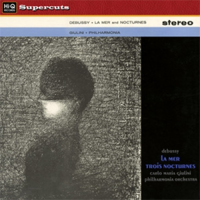 德布西－海、夜曲  (180克 LP)<br> 朱里尼 指揮 愛樂管弦樂團 <br>Debussy: La Mer, Nocturnes <br>Philharmonia Orchestra / Carlo Maria Giulini示意圖