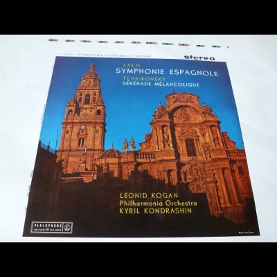 【特價商品】拉羅－西班牙交響曲；柴可夫斯基－憂傷小夜曲  (180克 LP)<br>列奧尼德．柯岡／小提琴<br>Lalo, Tchaikovsky, Symphone Espagnole / Serenade Melancolique<br>Played by Leonid Kogan示意圖