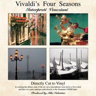韋瓦第：四季?  ( 180 克直刻 LP )<br>Vivaldi The Four Seasons 180g D2D LP<br>演奏：威尼斯詮釋家樂團（INTERPRETI VENEZIANI）示意圖