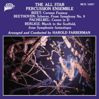 哈洛‧法柏漢：明星打擊樂 ( CD )<br>Harold Farberman：The All Star Percussion Ensemble示意圖