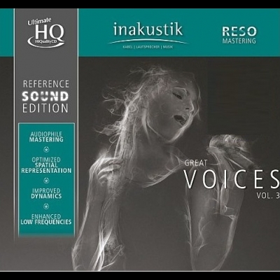 【線上試聽】德國原音 Inakustik 試音碟：宏亮的嗓音 第三輯 ( UHQCD ) <br> Inakustik : Great Voices Vol. 3 Ultimate HiQuality CD示意圖