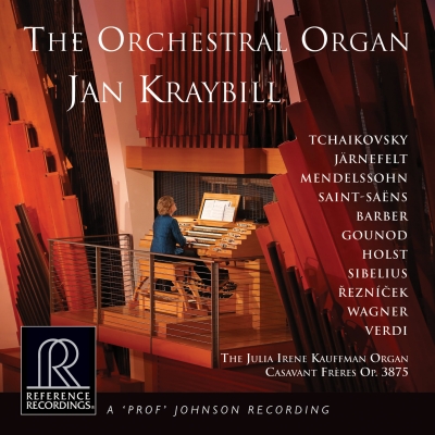璀璨的管弦管風琴（ 雙層SACD ）<br>珍．克雷比爾  <br>The Orchestral Organ / Jan Kraybill<br>RR145示意圖