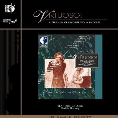 【線上試聽】安可! 安可! 22首最受歡迎的安可曲（ 180 克2LPs ）<br> 傑米．拉雷特（小提琴） / 瑪歌‧加瑞特（鋼琴） <br>Virtuoso! Favourite Violine Encores / Jaime Laredo (Violin) / Margo Garrett (Piano)示意圖