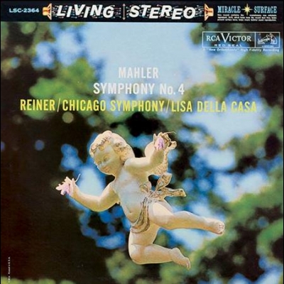 LSC-2364 馬勒－第四號交響曲 ( 180 克 LP )<br>萊納 指揮 芝加哥交響管弦樂團<br>女高音：麗莎．達拉．卡薩<br>Mahler: Symphony No. 4<br>Fritz Reiner / Chicago Symphony Orchestra<br>Lisa Della Casa示意圖