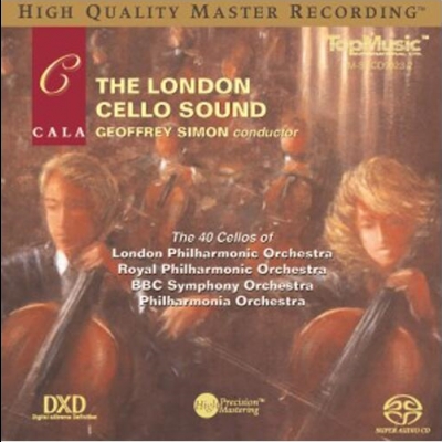 倫敦40把大提琴之聲  ( 雙層 SACD )<br>指揮：傑佛瑞．賽門<br>The London Cello Sound<br>GEOFEREY SIMON Conductor示意圖