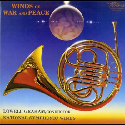 戰爭與和平—發燒管樂選粹  ( 200 克 45轉 2LPs )<br>洛威爾?葛拉漢 指揮 美國國家交響管樂團<br>Lowell Graham - Winds Of War and Peace<br>Wilson Audio示意圖