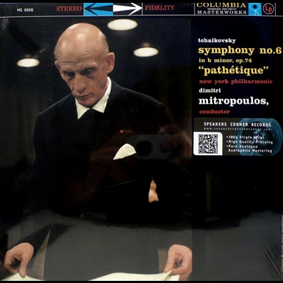 柴可夫斯基 B 小調第 6 號交響曲，作品 74 悲愴（180 克 LP）<br>Tchaikovsky, New York Philharmonic, Dimitri Mitropoulos – Symphony No. 6 In B Minor Op. 74 (Pathetique)<br>米特羅普洛斯 指揮 紐約愛樂樂團示意圖