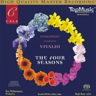 韋瓦第：四季  ( 雙層 SACD )<br>史托考夫斯基 指揮 新愛樂管弦樂團<br>STOKOWSKI conducts VIVALDI The Four Seasons示意圖