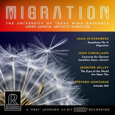 《遷徙》 ( HDCD ) <br>傑瑞．瓊金 指揮 德州大學管樂團<br>MIGRATION / The University of Texas Wind Ensemble  conducted by Artistic Director Jerry Junkin <br>RR150示意圖