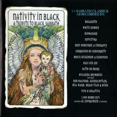 黑暗降臨：黑色安息日致敬合集 ( 2LPs )<br>Nativity in Black : A Tribute to Black Sabbath<br>(2-LP Black Vinyl Edition)示意圖