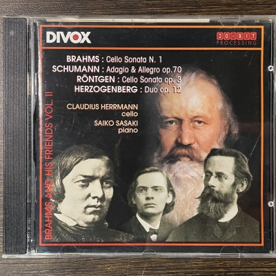 【二手CD寄售】Brahms & His Friends Vol.II <br>C. Herrmann, violoncello /  S. Sasaki, piano示意圖