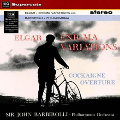 艾爾加：謎語變奏曲 (180 克 LP)<br>巴畢羅里 指揮 愛樂管弦樂團<br>Elgar: Enigma Variations<br>Elgar: Cockaigne Overture<br>Philharmonia Orchestra<br>Sir John Barbirolli示意圖