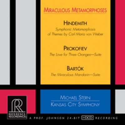 奇蹟之變形記 ( 雙層SACD )<br>麥可．史坦 指揮 堪薩斯城市交響樂團<br>Miraculous Metamorphoses<br>Michael Stern & Kansas City Symphony<br>RR132SACD示意圖