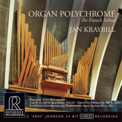 管風琴的絢爛時刻 ( CD )<br>法國學派精選<br>珍．克雷比爾<br>Organ Polychrome<br>The French School<br>Jan Kraybill<br>RR133示意圖