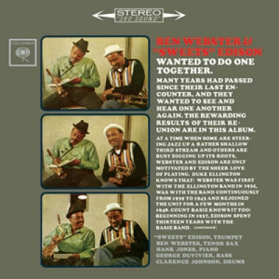 【線上試聽】班．韋伯斯特與哈利．愛迪生－甜蜜聯演 ( 雙層 SACD )<br>Ben Webster & 「Sweets」Edison示意圖