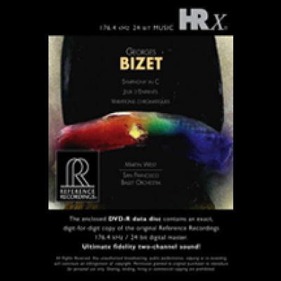 比才：C大調交響曲、兒童的遊戲、半音階變奏曲 ( HRx 數位母帶檔案 )<br>馬汀‧魏斯特 指揮 舊金山芭蕾舞管弦樂團<br>Georges Bizet: Symphony in C Major, Jeux d