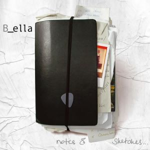 B_ella：黑皮包（180 克 LP）<br>B_ella: notes & sketches from my black book示意圖