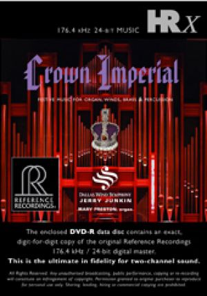 王者之風 / Crown Imperial <br>傑瑞‧瓊金 指揮 達拉斯管樂團 /  Dallas Wind Symphony / Jerry Junkin<BR>Mary Preston, organ<br>（HRx數位母帶檔案）<br>HR112示意圖