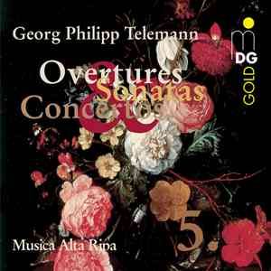泰勒曼：協奏曲與室內樂第五集 / 阿塔里帕樂集 ( CD )<br>Telemann:Overtures Sonatas and Concertos Vol. 5/Musica Alta Ripa示意圖