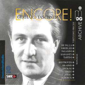 塔斯欽納小提琴安可集！（4CDs）<br>ENCORE!-Gerhard Taschner (violin)示意圖