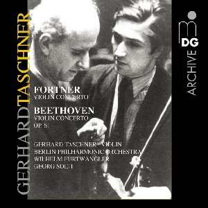 塔斯欽納：福特納與貝多芬小提琴協奏曲 ( CD )<br>WOLFGANG FORTNER：Violin Concerto<br>LUDWIG VAN BEETHOVEN：Violin Concerto示意圖