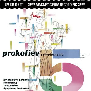 【CR 絕版名片】普羅高菲夫：第五號交響曲（200克 LP）<br>梅肯．沙堅特爵士 指揮 倫敦交響樂團<br>Prokofiev-Sym. No.5 / Sir Malcolm Sargent conducting The London Symphony Orchestra示意圖