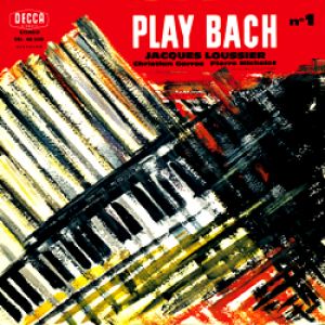 賈克路西耶三重奏 ： 演奏巴哈 ( 180 克 LP ）<br>Jacques Loussier ： Play Bach No. 1<br>賈克‧路西耶三重奏示意圖