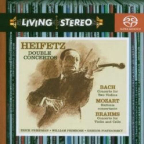 巴哈、莫札特、布拉姆斯：雙重協奏曲集 / 海飛茲(雙層SACD)<br>Bach、Brahms、Mozart：Double Concerto / Heifetz示意圖